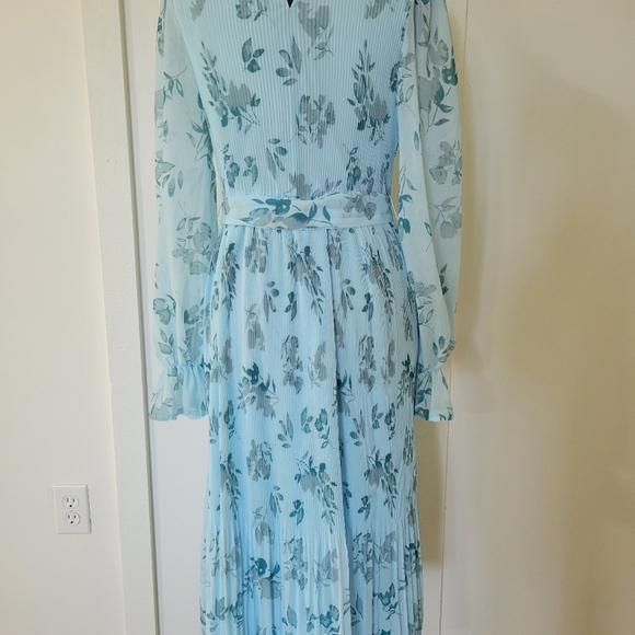 ANRABES WOMEN Floral Blue Dress - Picture 6 of 10